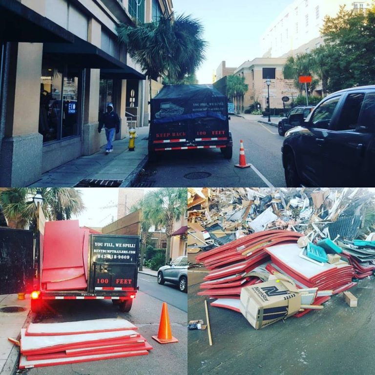 Junk & Trash Removal Service Charleston SC Rent Dump Trailers