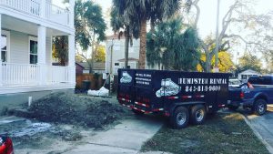 Trailer Hooked Up in Front of House Charleston SC